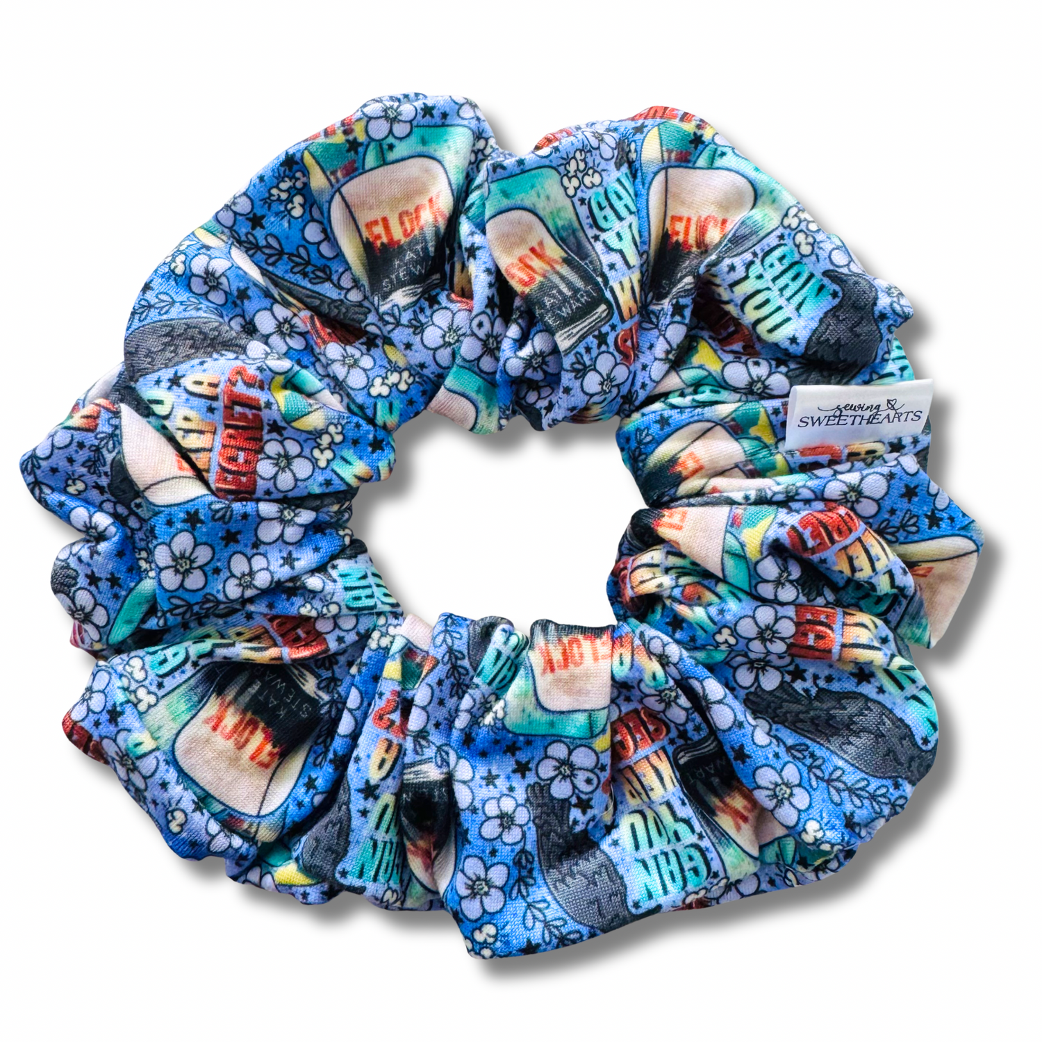 Raven Hood Scrunchie Sewing Sweethearts