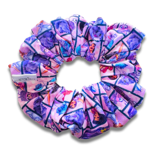 Characters in Purple Scrunchie Sewing Sweethearts