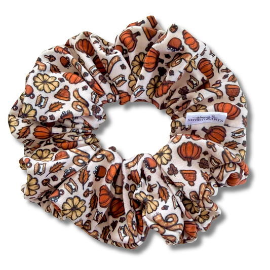 Fall Smores Scrunchie Sewing Sweethearts