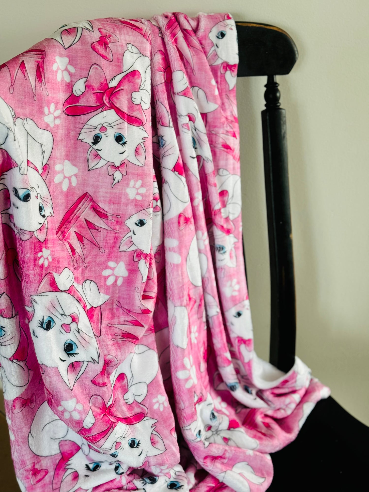 Fancy Kitten Minky Blanket PREORDER (~4 weeks before shipping) Sewing Sweethearts