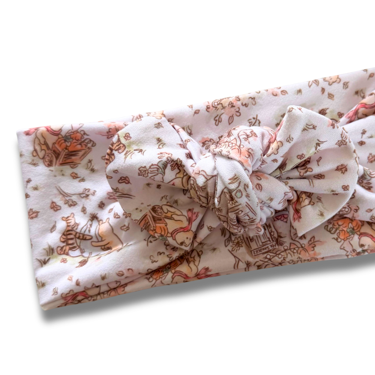 Fall Bear Sweetie Headband Sewing Sweethearts
