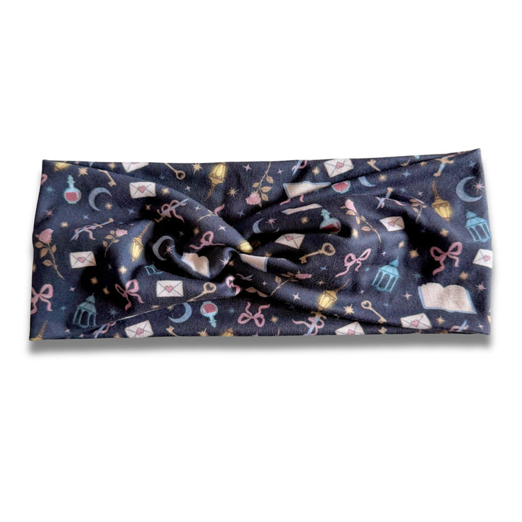 Romantasy Reading Sweetheart Headband (or removable tie option) Sewing Sweethearts Sweetheart