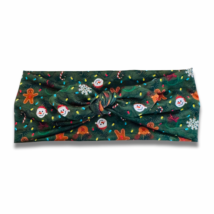 Sweetly Lit Christmas Sweetheart Headband (or removable tie option)