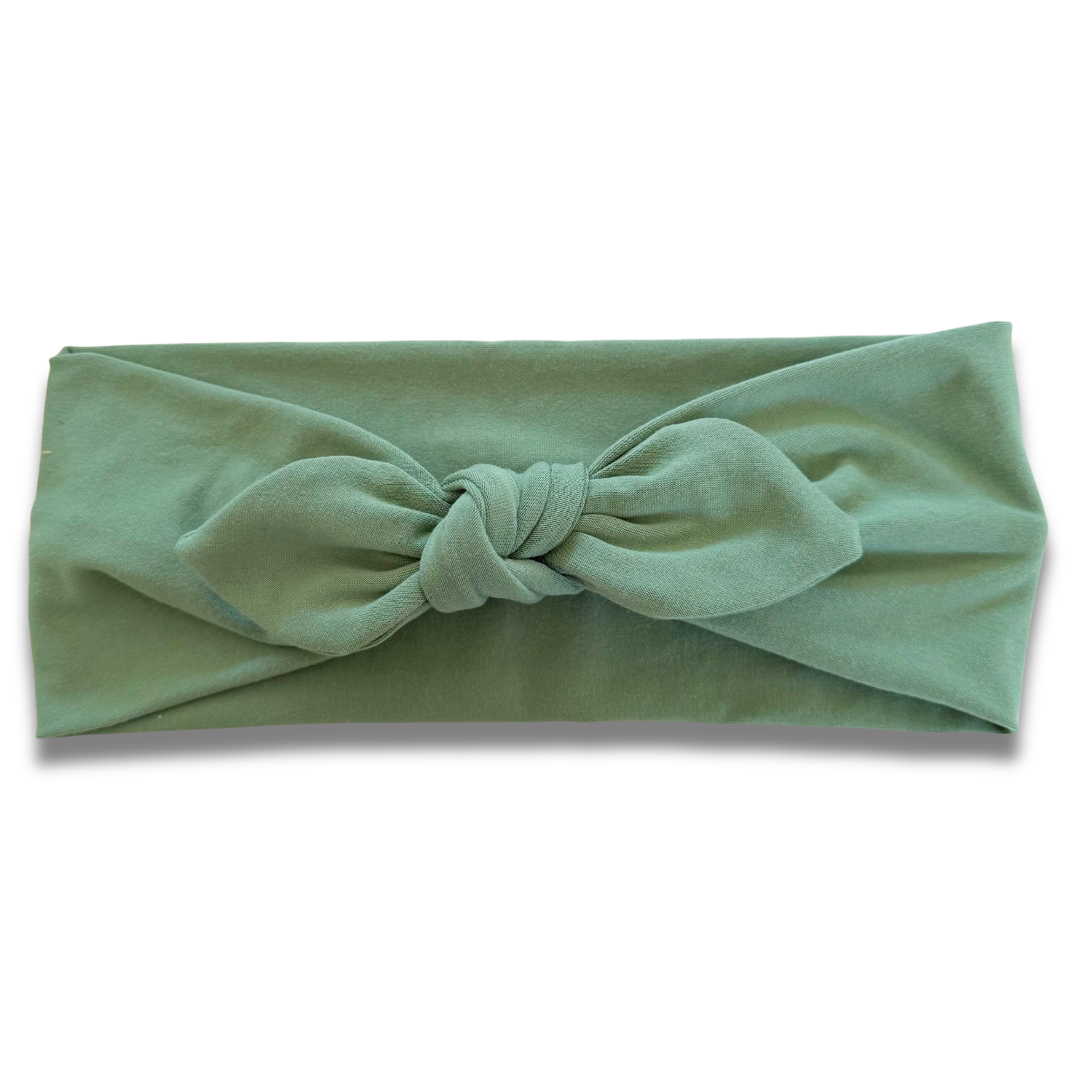 Bright Sage Sweetheart Headband (or removable tie option) Sewing Sweethearts Sweetheart with Removable Tie