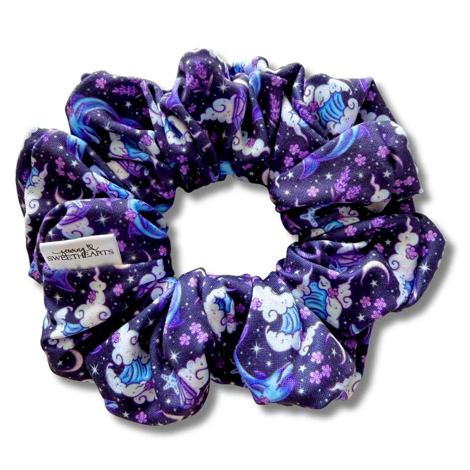 Dolphins Scrunchie Sewing Sweethearts