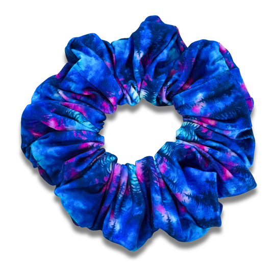 Northern Lights Forest Scrunchie Sewing Sweethearts