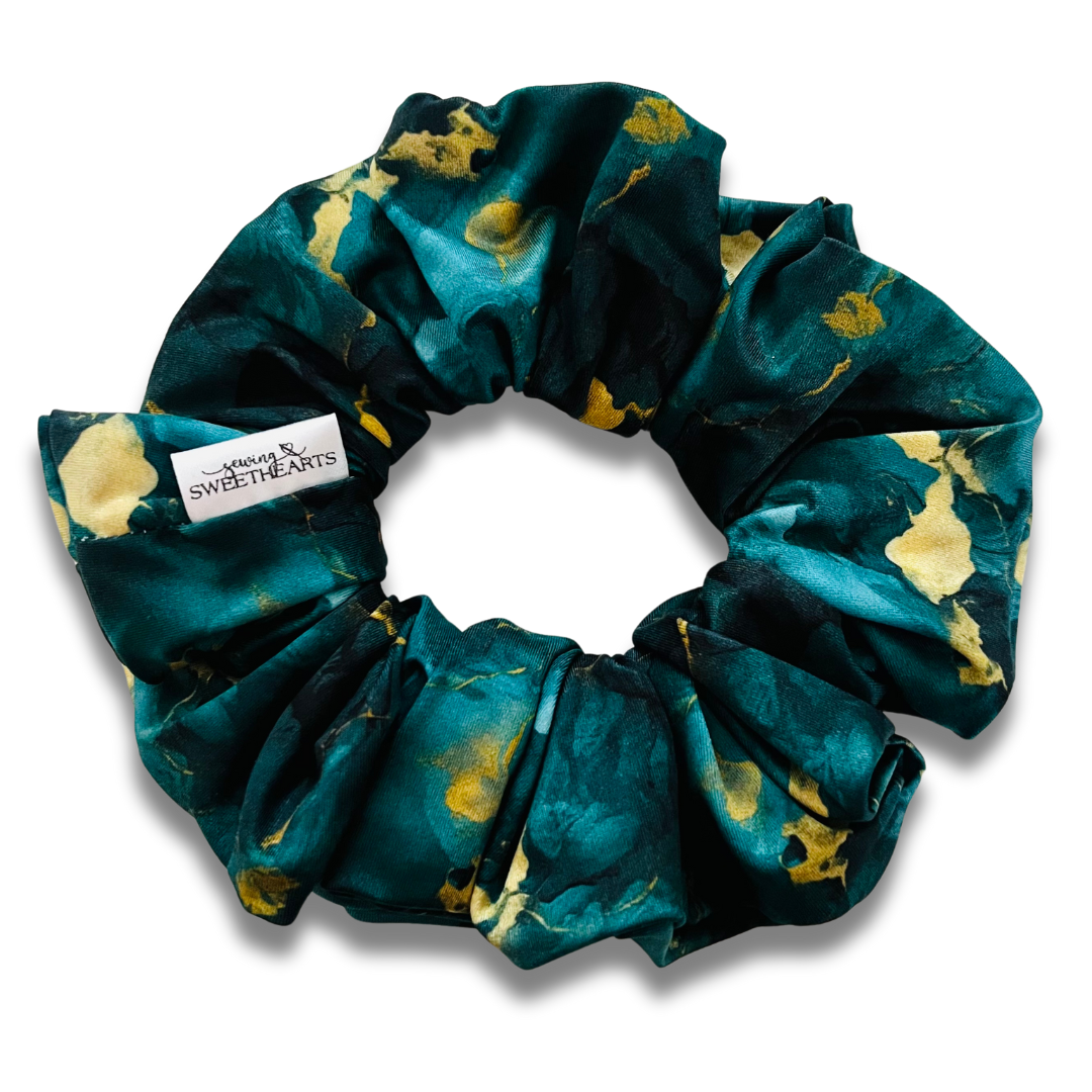 Emerald Geode Scrunchie  Sewing Sweethearts   