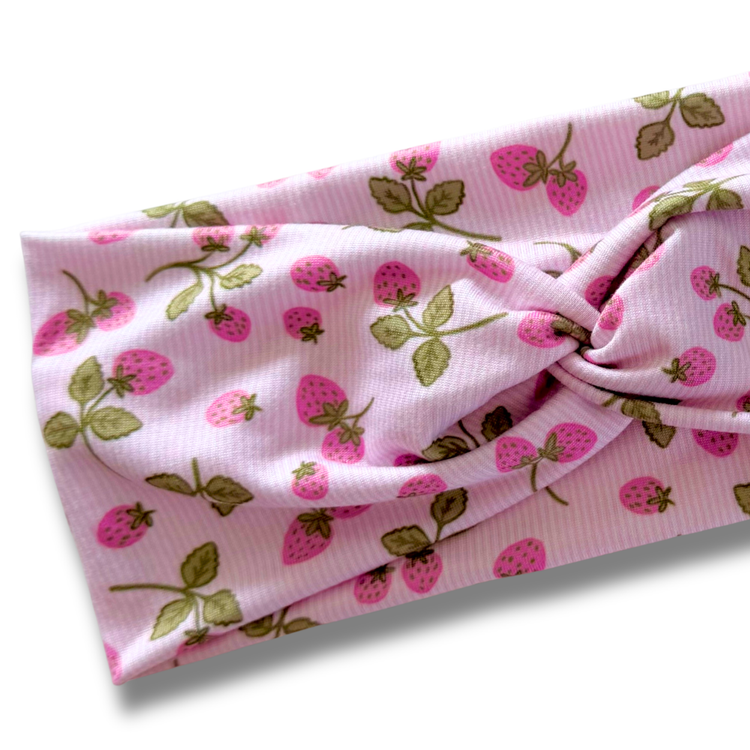 Strawberry Vines Sweetheart Headband Sewing Sweethearts