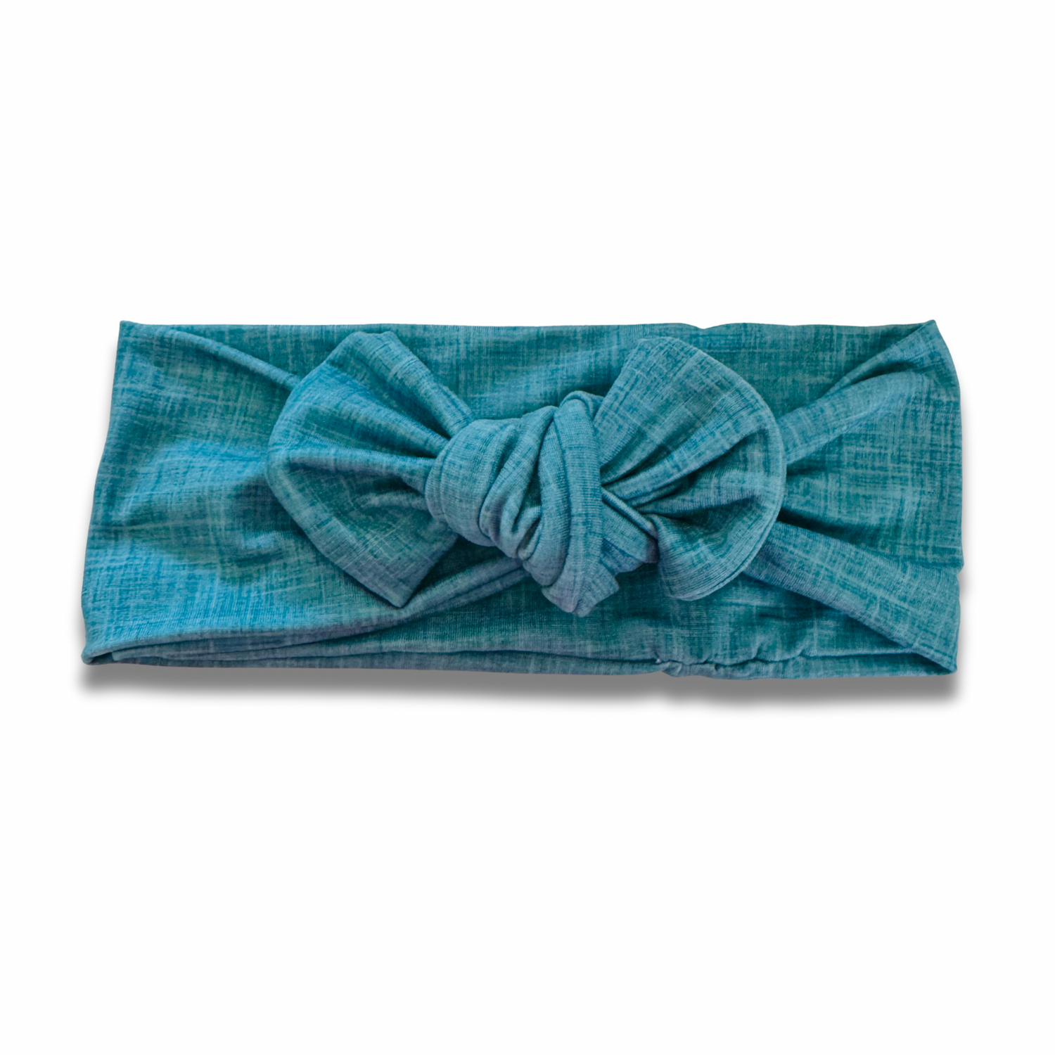 Teal Linen Style Sweetie Headband Sewing Sweethearts
