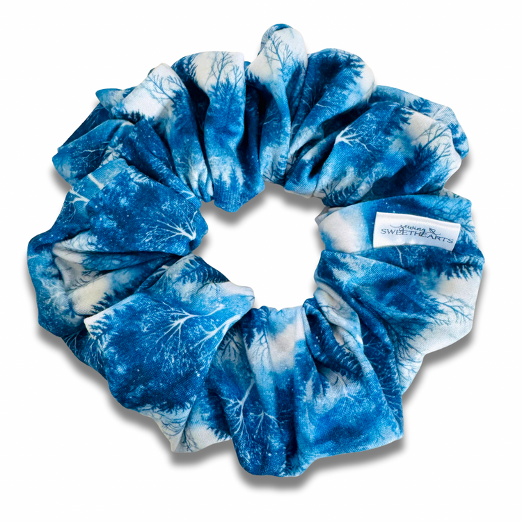 Winter Forest Scrunchie