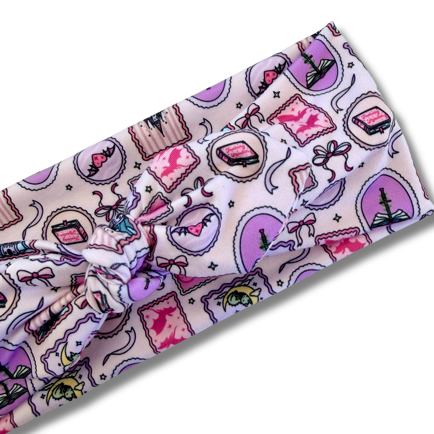 Romantasy Stamps Sweetheart Headband (or removable tie option) Sewing Sweethearts
