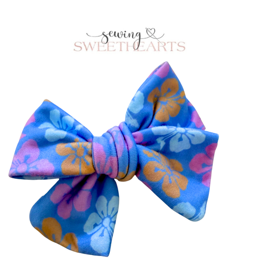 Aloha Blooms Bow Sewing Sweethearts