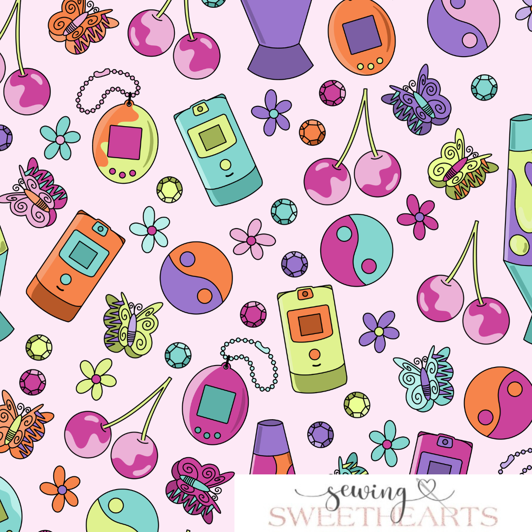 90s Girl Minky Blanket PREORDER (~4 weeks before shipping) Sewing Sweethearts