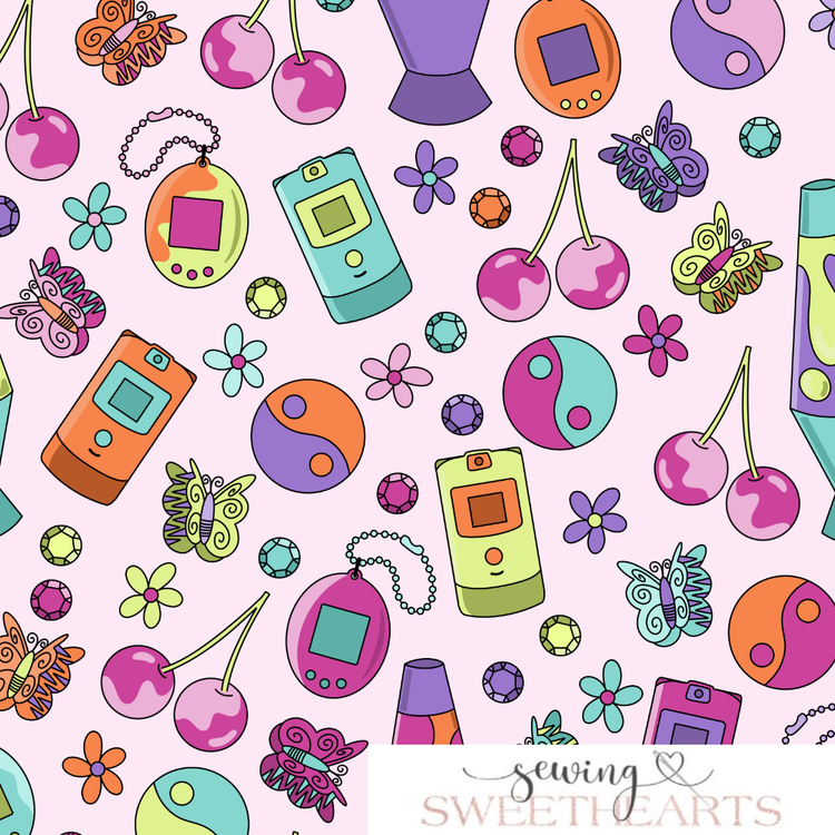 90s Girl Minky Blanket PREORDER (~4 weeks before shipping) Sewing Sweethearts