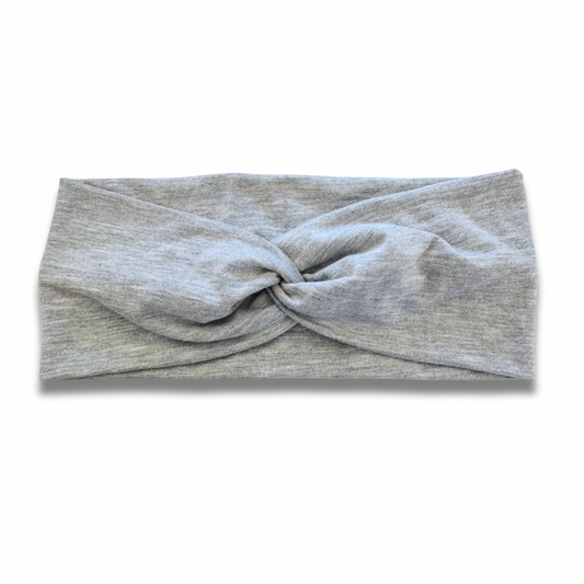 Heather Grey Sweetheart Headband Sewing Sweethearts