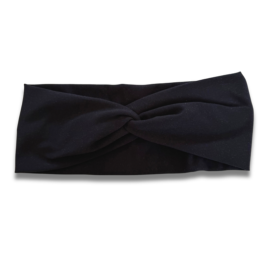 Black Sweetheart Headband (or removable tie option) Sewing Sweethearts Sweetheart