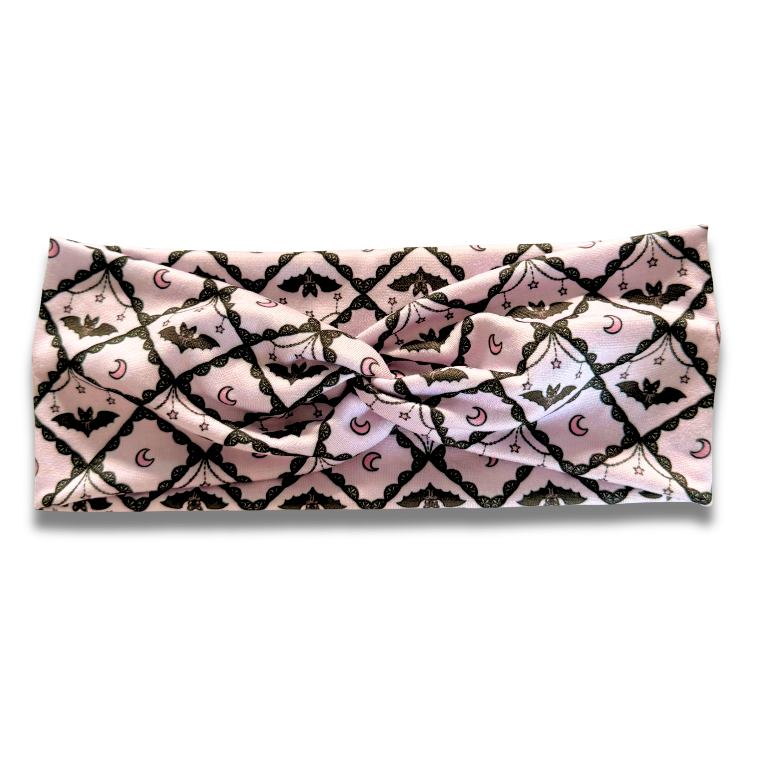 Moonlit Bats Sweetheart Headband (or removable tie option) Sewing Sweethearts Sweetheart