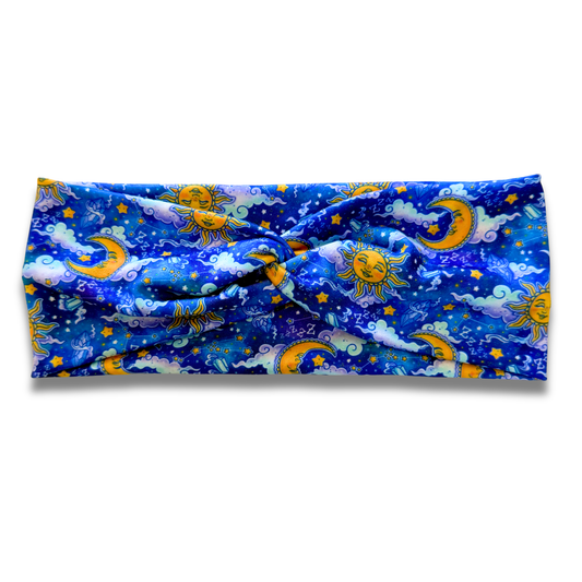 Sky Sweetheart Headband (or removable tie option) Sewing Sweethearts Sweetheart
