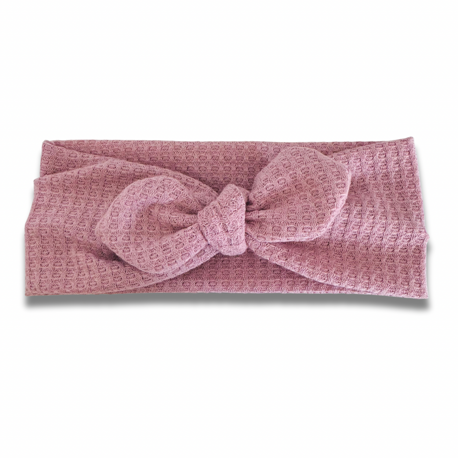 Dusty Rose Waffle Knit Sweetheart (or removable tie option) Sewing Sweethearts Sweetheart with removable tie
