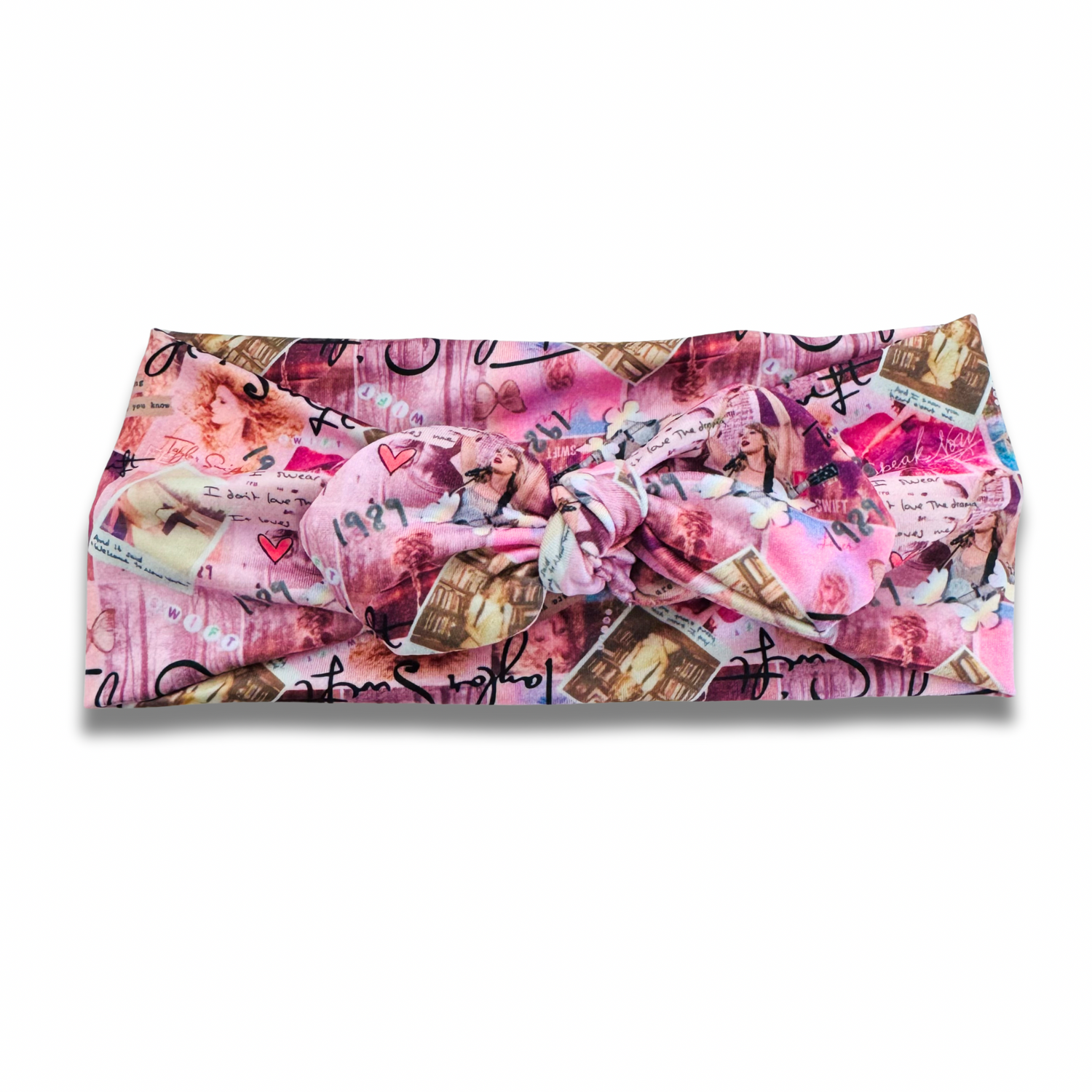 Pink Tay Sweetheart Headband (or removable tie option) Sewing Sweethearts Sweetheart with Removable Tie