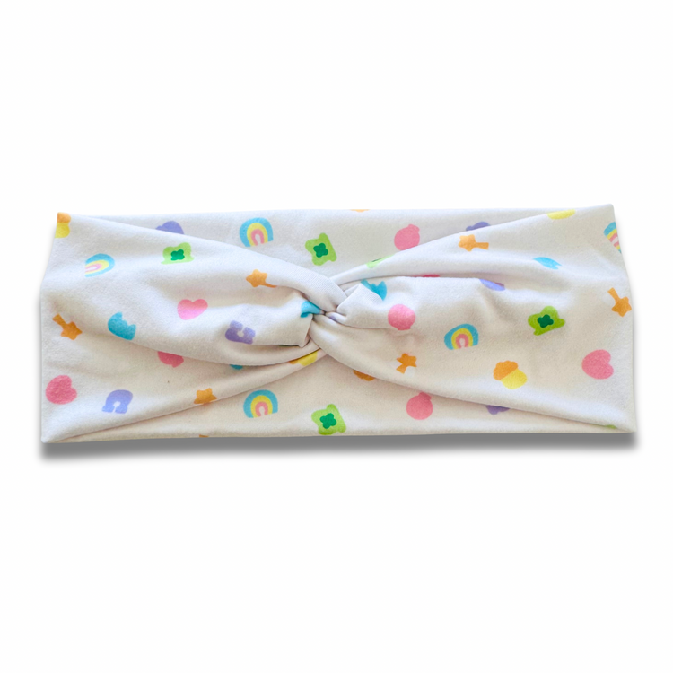 Lucky Charms Sweetheart Headband (or removable tie option) Sewing Sweethearts Sweetheart