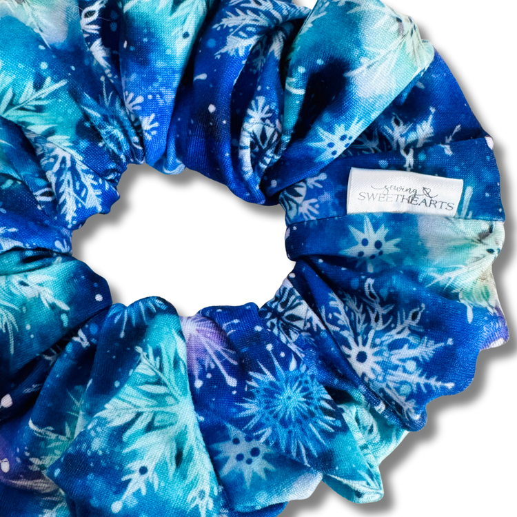 Snow is Glistening Scrunchie