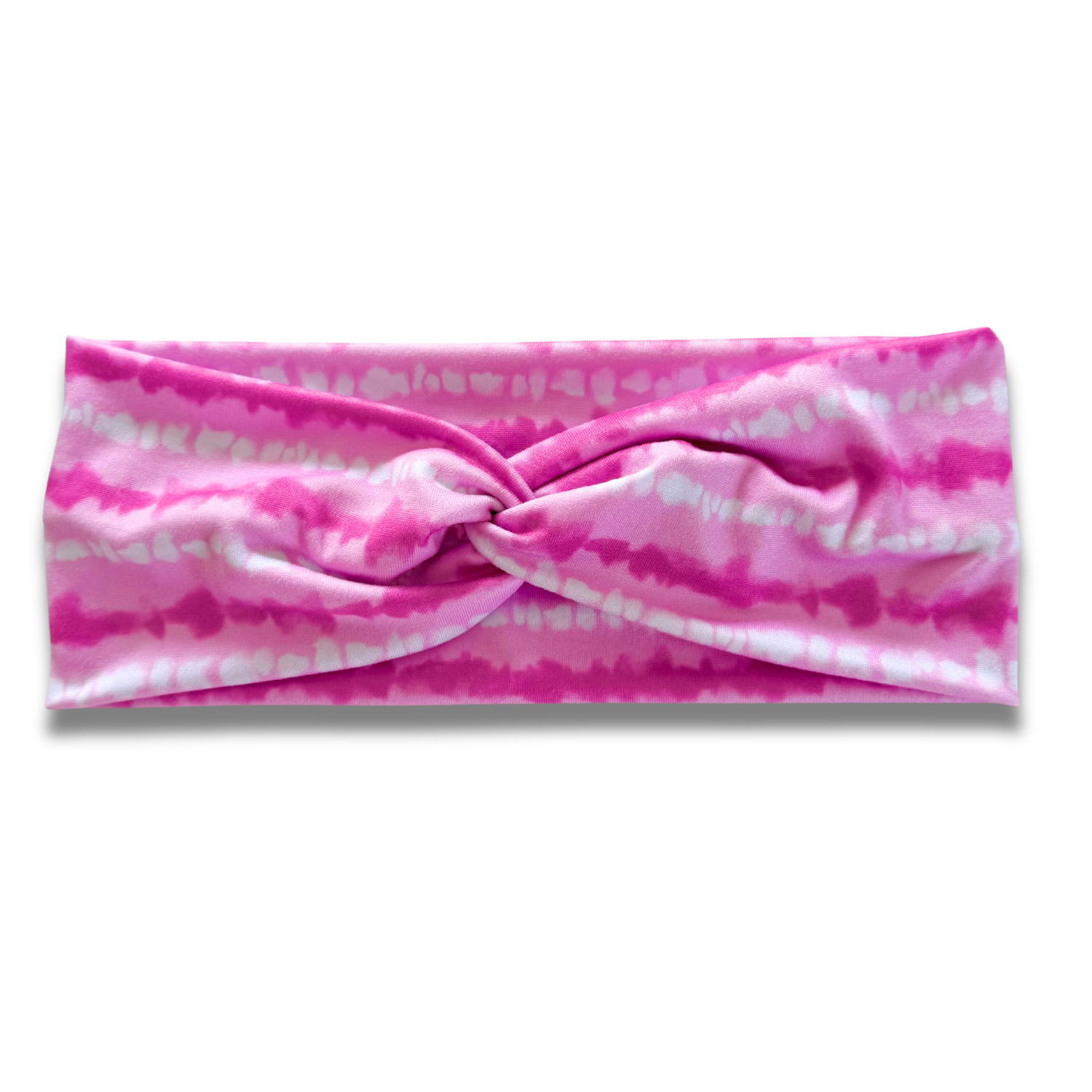 Pink Tie Dye Stripe Sweetheart Headband (or removable tie option) Sewing Sweethearts Sweetheart