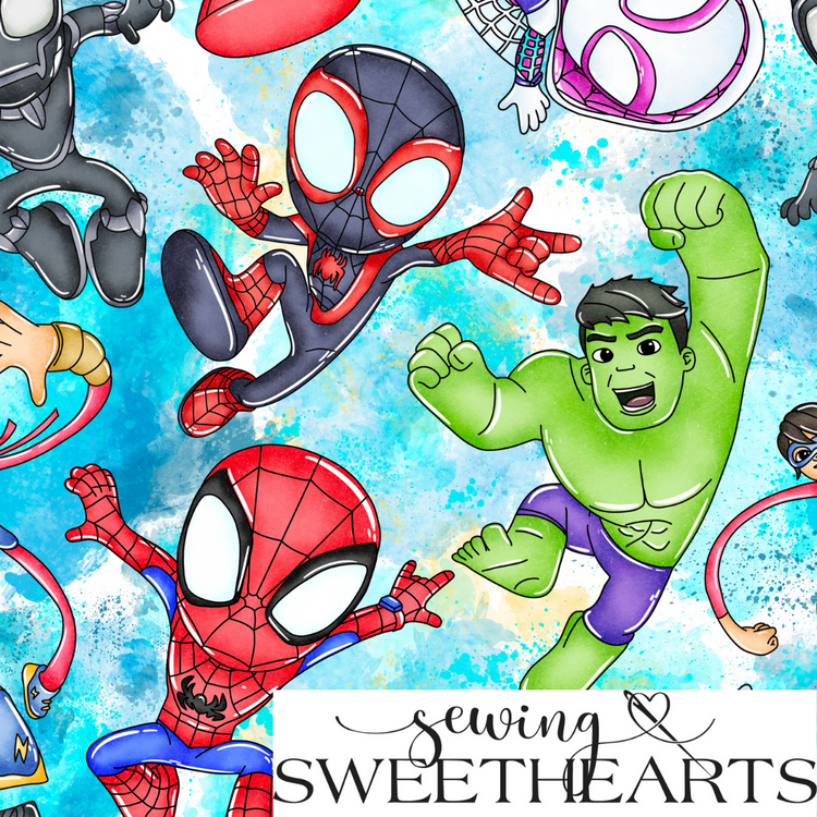 Heroes Minky Blanket PREORDER (~4 weeks before shipping)  Sewing Sweethearts   