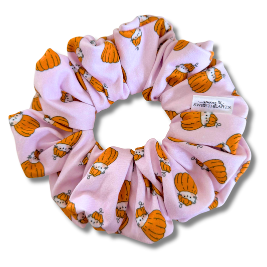 Pumpkin Cats Scrunchie Sewing Sweethearts