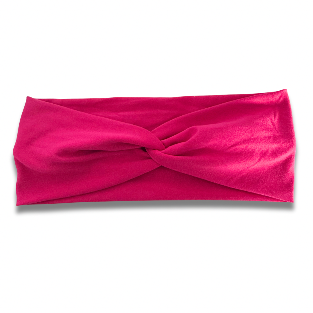 Fuschia Sweetheart Headband (or removable tie option) Sewing Sweethearts Sweetheart