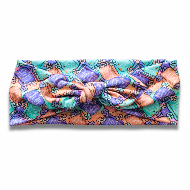 TSITP on Pastel Sweetheart Headband (or removable tie option) Sewing Sweethearts Sweetheart with Removable Tie