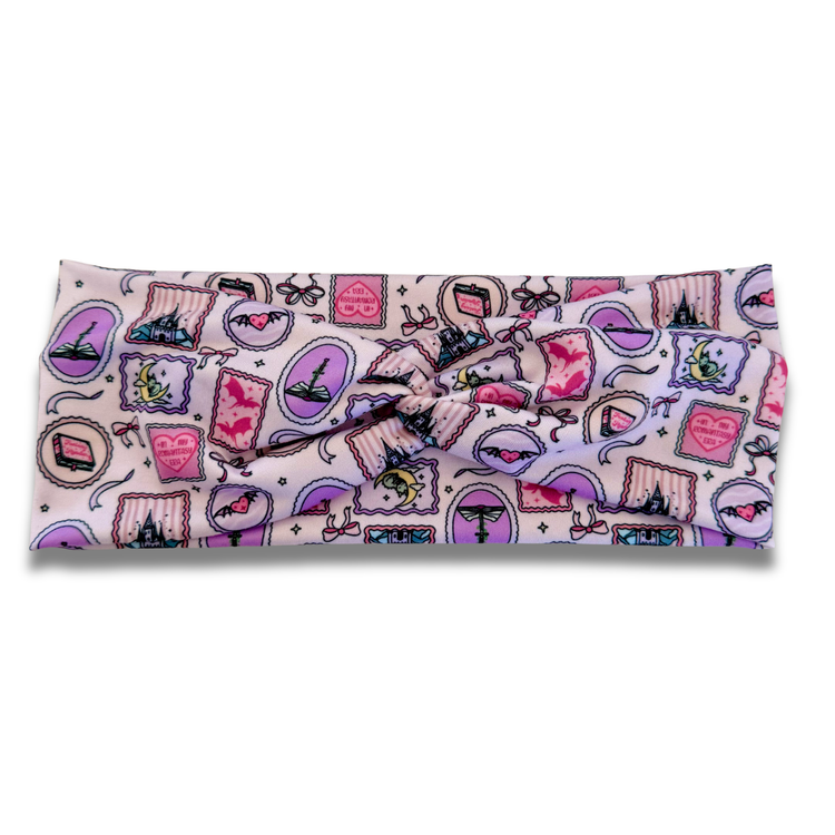 Romantasy Stamps Sweetheart Headband (or removable tie option) Sewing Sweethearts Sweetheart