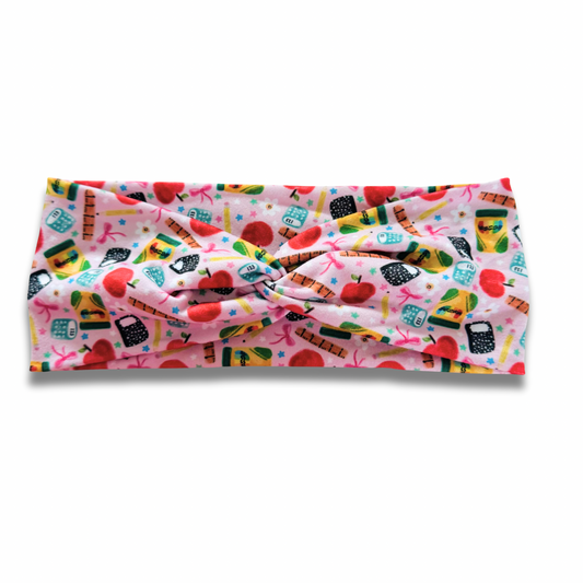 Back To School Sweetheart Headband (or removable tie option) Sewing Sweethearts Sweetheart