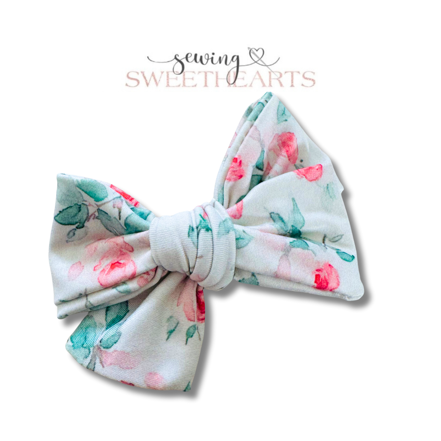 Roses Bow Sewing Sweethearts