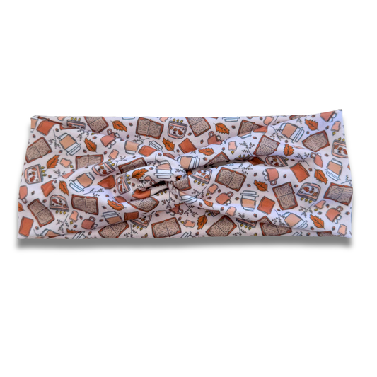 Cozy Fall Things Sweetheart Headband (or removable tie option) Sewing Sweethearts Sweetheart