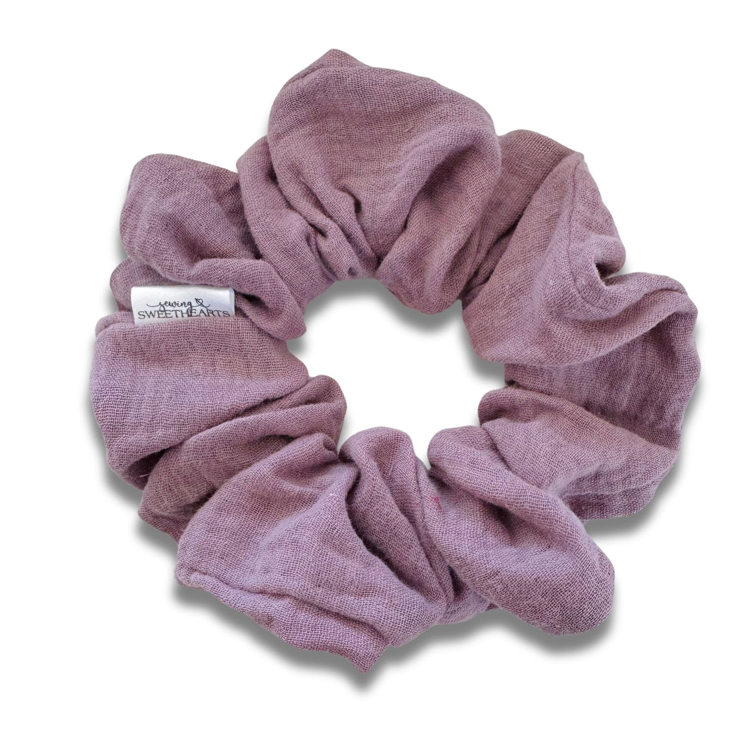 Plum Muslin Scrunchie  Sewing Sweethearts   