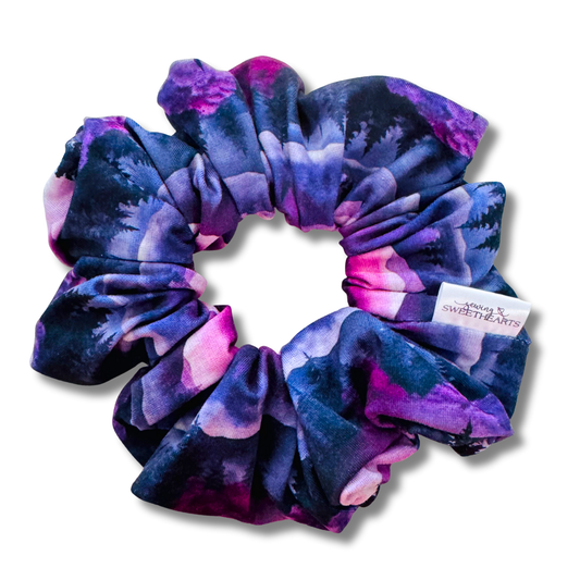 Purple Mountains Scrunchie Sewing Sweethearts