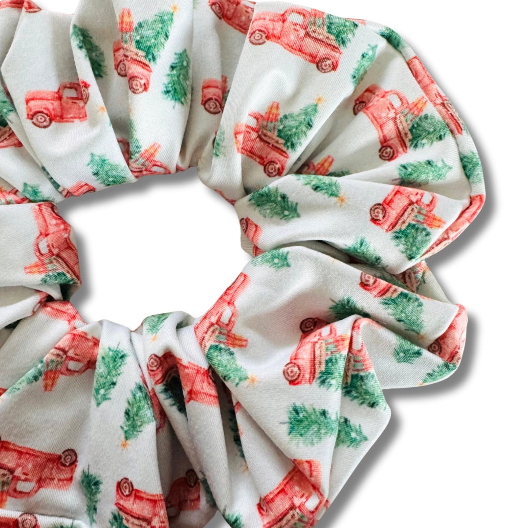 Red Trucks Scrunchie  Sewing Sweethearts   