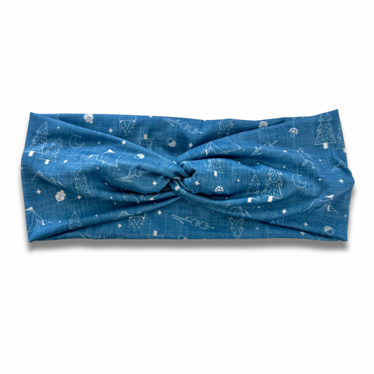 Camping Sweetheart Headband (or removable tie option) Sewing Sweethearts Sweetheart