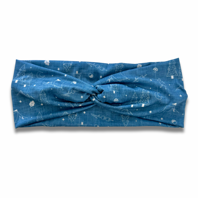 Camping Sweetheart Headband (or removable tie option) Sewing Sweethearts Sweetheart