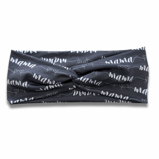 Mama Sweetheart Headband (or removable tie option) Sewing Sweethearts Sweetheart