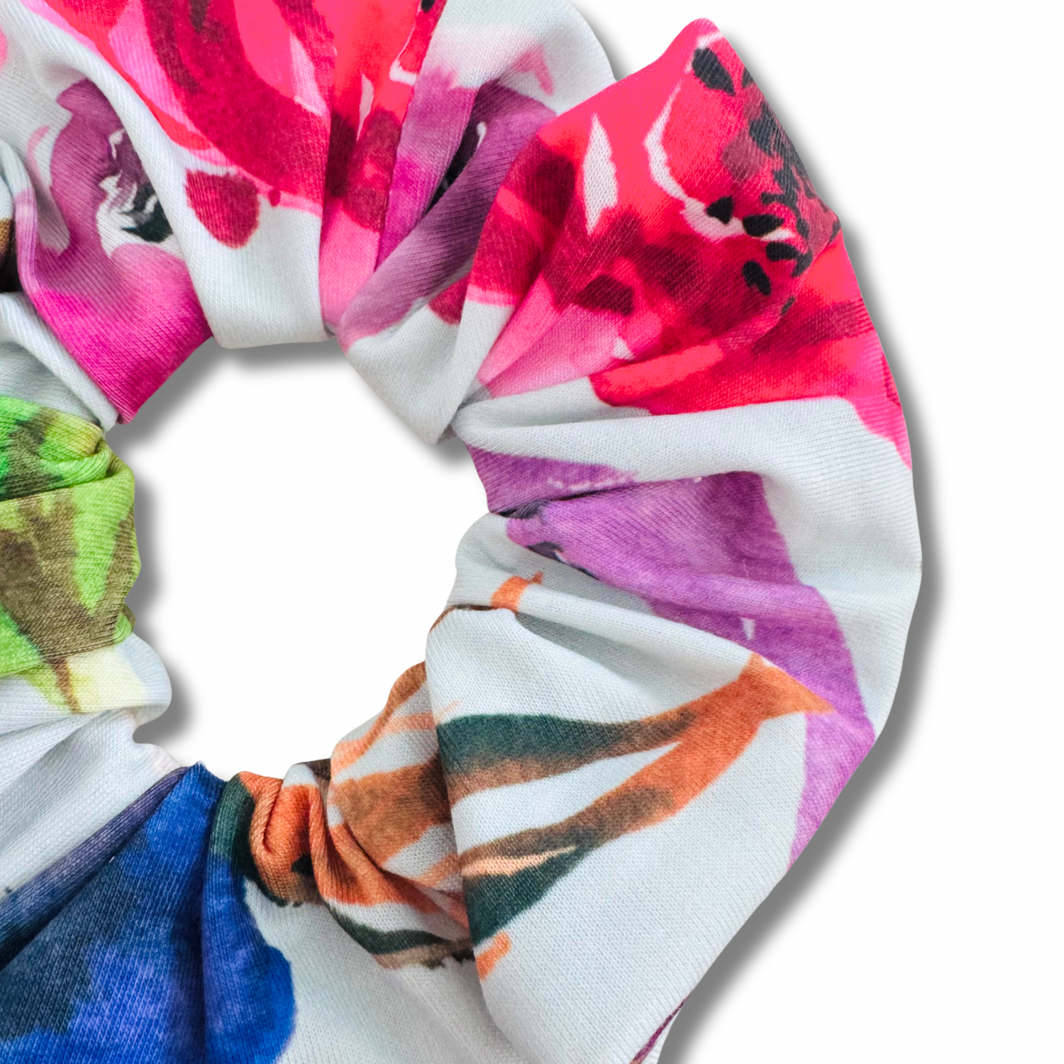 Floral Strokes Scrunchie Sewing Sweethearts