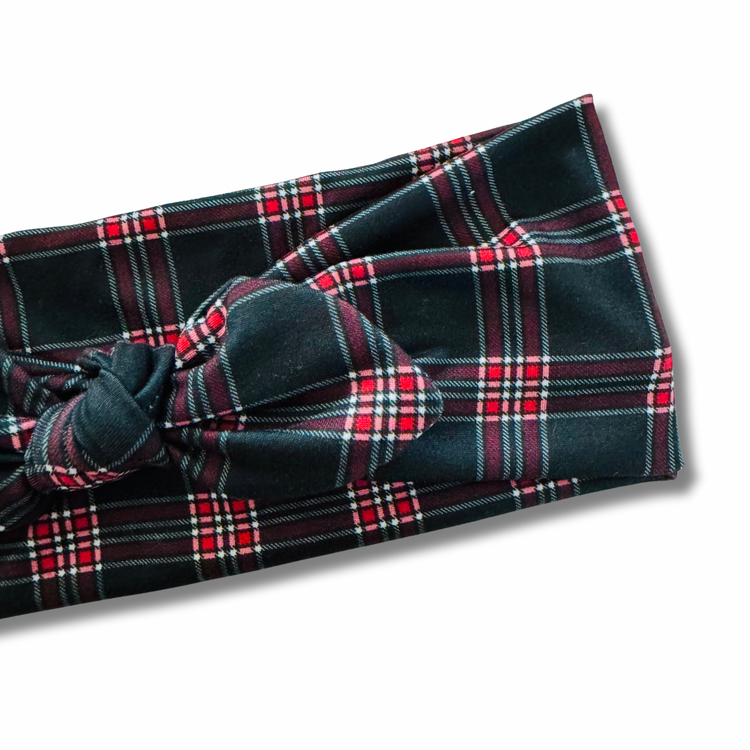 Christmas Cabin Vibes Sweetheart Headband (or removable tie option)