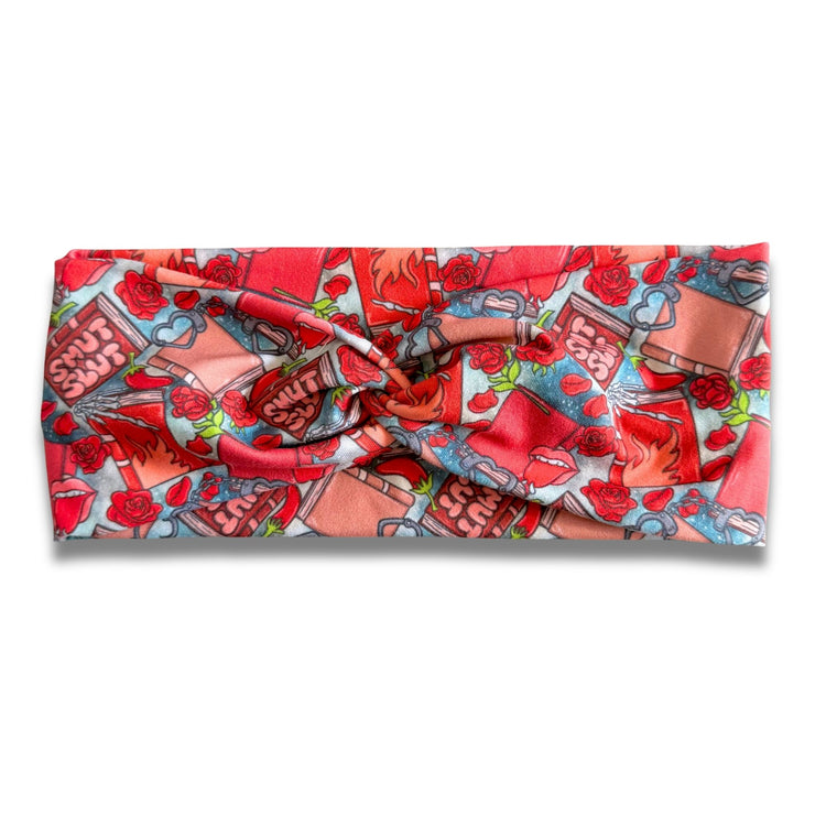 Vulgar Smut Sweetheart Headband (or removable tie option) Sewing Sweethearts Sweetheart