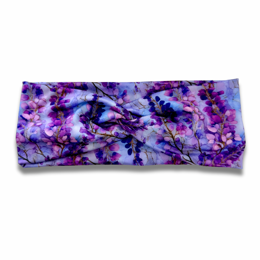 Lilacs Sweetheart Headband (or removable tie option) Sewing Sweethearts Sweetheart