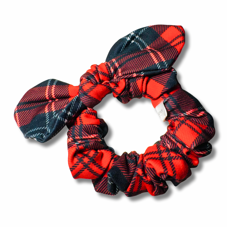 Cabin Comfort Bow Scrunchie
