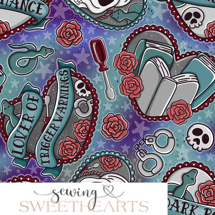 Trigger Warnings Minky Blanket PREORDER (~4 weeks before shipping) Sewing Sweethearts
