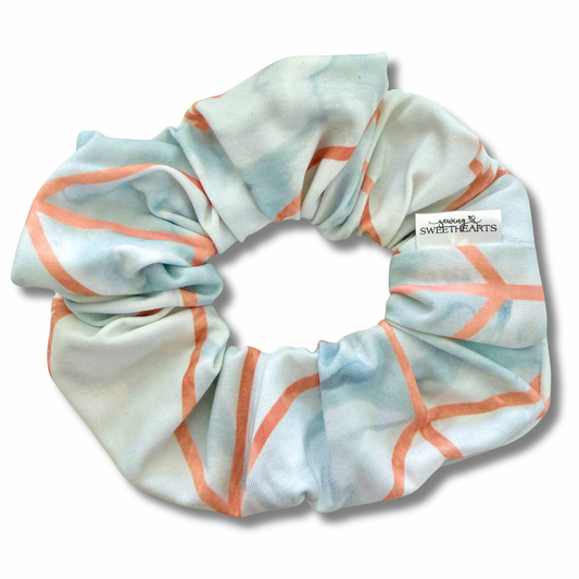 Rose Gold Marble Scrunchie Sewing Sweethearts