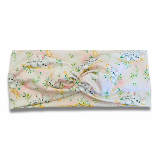 Koalas Sweetheart Headband (or removable tie option) Sewing Sweethearts Sweetheart