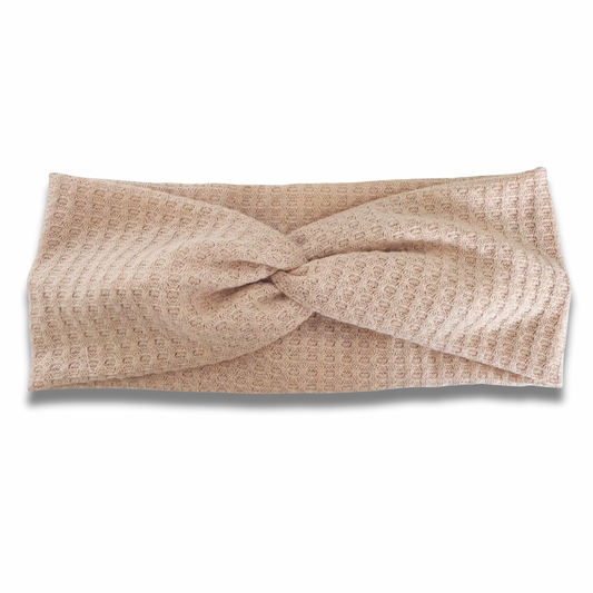 Beige Waffle Knit Sweetheart (or removable tie option) Sewing Sweethearts Sweetheart